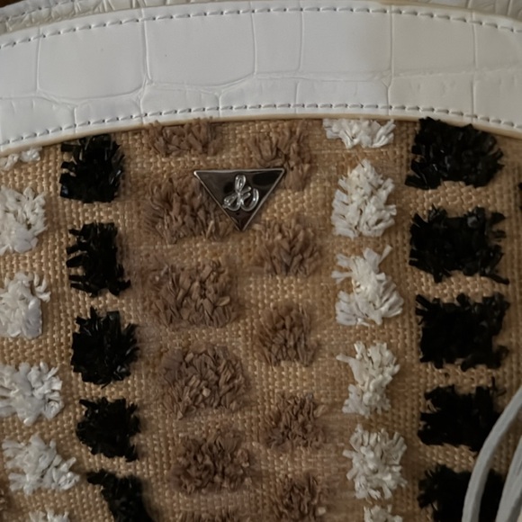 Sam Edelman Brown and White Tote Bag
